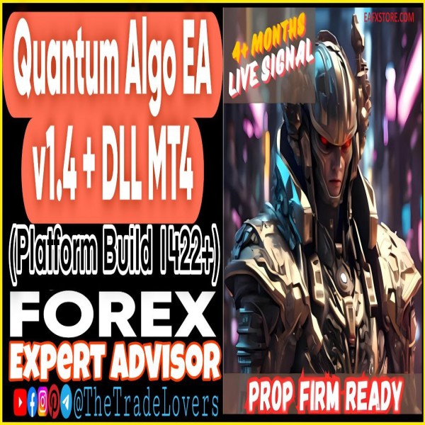 Quantum Algo EA V1.4 MT4 + DLL (Works on Build 1422+) | Forex Robot | MT4 Expert Advisor - The Trade Lovers