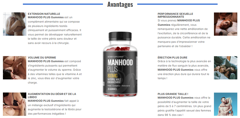 ManHood Plus Gummies Bewertungen - Inhaltsstoffe, Erfahrungen, Test, Preis und Kaufen!